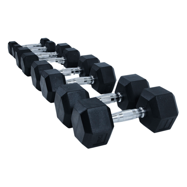 Crossmaxx® SUPERSET - Crossmaxx® Hexagon dumbbells 32,5 to 40kg (290kg total)
