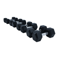 Crossmaxx® SUPERSET - Crossmaxx® Hexagon dumbbells 32,5 to 40kg (290kg total)