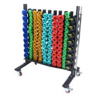 LMX.® LMX1151 LMX.® Vinyl dumbbell rack (black) - SHOWROOM MODEL