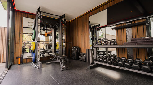 Exclusive home gym: luxury training, right at home 