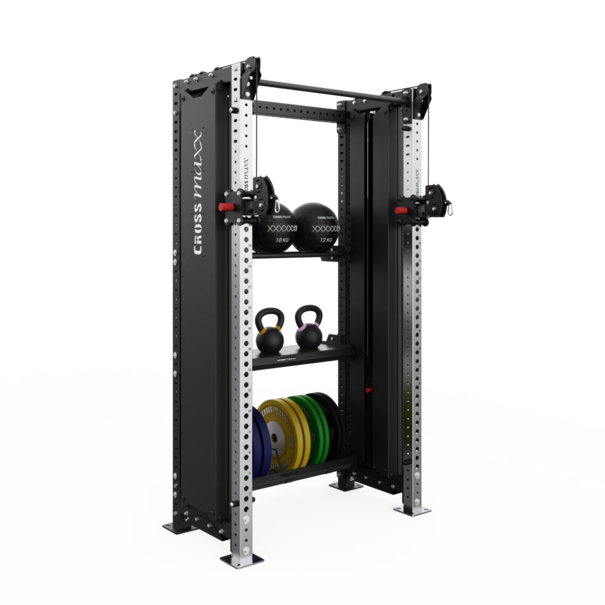 Crossmaxx® LMX1654 Crossmaxx® XL Dual pulley with storage shelves