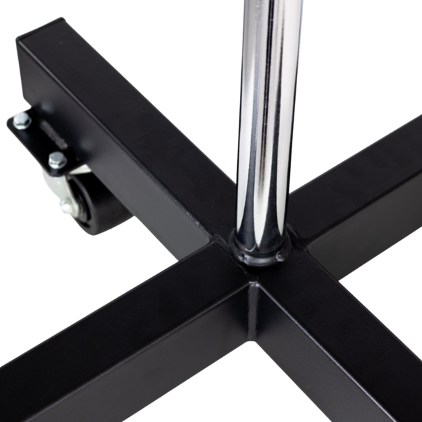 Crossmaxx® LMX1032 Crossmaxx® bumper plate stacker on wheels