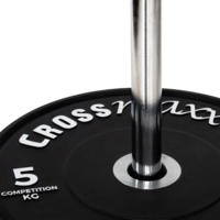 Crossmaxx® LMX1032 Crossmaxx® bumper plate stacker on wheels