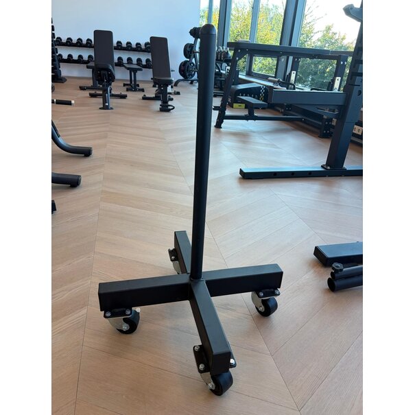 Crossmaxx® OVERIG Crossmaxx® bumper plate stacker on wheels - SHOWROOM MODEL