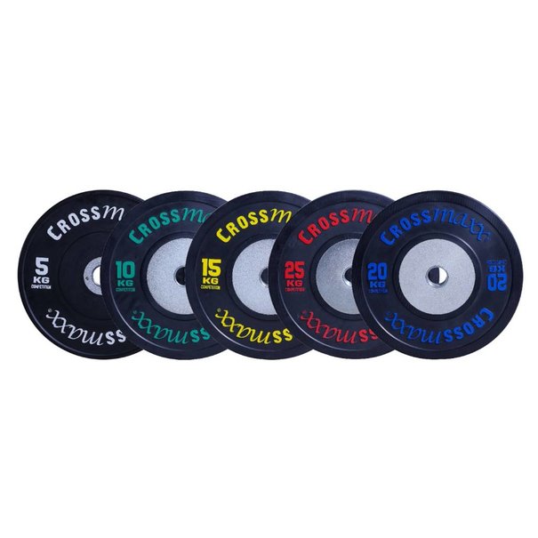 Crossmaxx® LMX85 Crossmaxx® Comp. bumper plate 50mm - black (5 - 25kg)