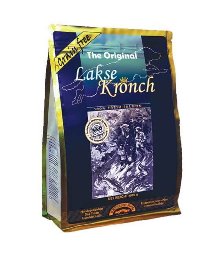 Henne Kronch Henne Lakse Kronch Zalmsnack 600gr. Henne Kronch Henne Lakse Kronch Zalmsnack 600gr.