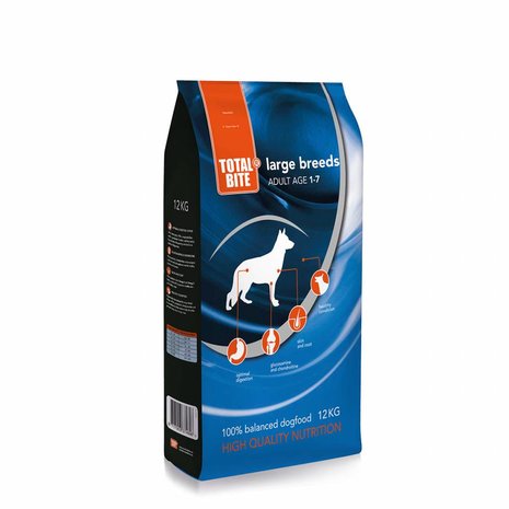 Total Bite Large Breeds voor grote rassen 12 kg Total Bite Large Breeds voor grote rassen 12 kg