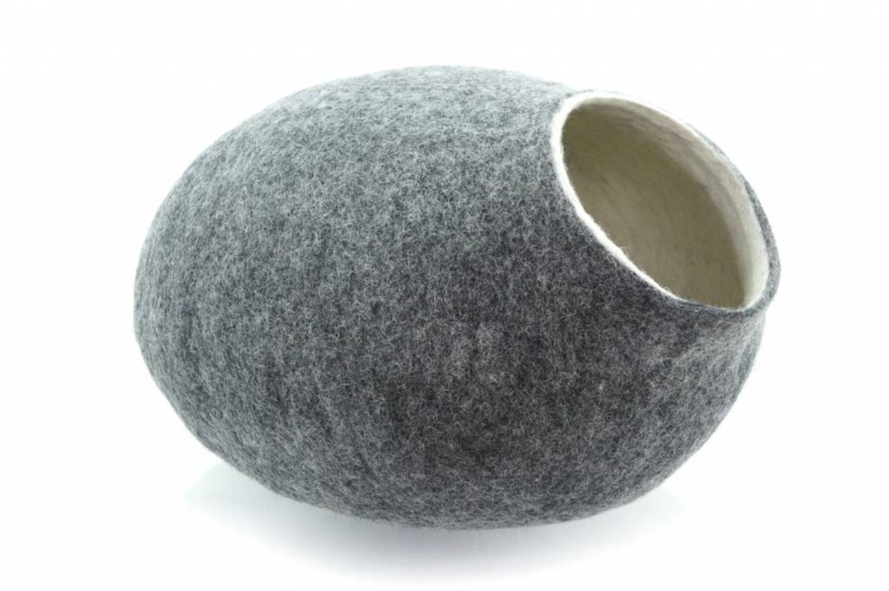 Kattenhuis van zuiver scheerwol