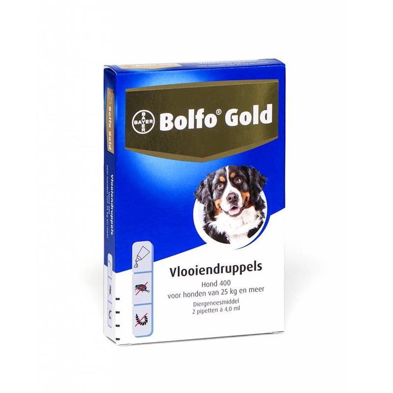 Bolfo Gold hond 400 (2 pipet)