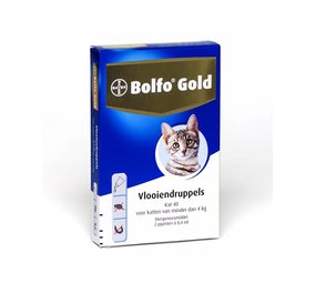 Bolfo Bolfo Gold kat 40 (2 pipet) Bolfo Bolfo Gold kat 40 (2 pipet)