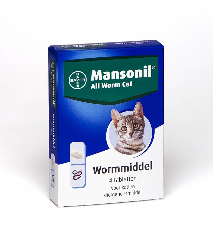 Mansonil Mansonil All Worm Cat 4 Tabletten