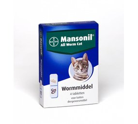 Mansonil Mansonil All Worm Cat 4 Tabletten Mansonil Mansonil All Worm Cat 4 Tabletten