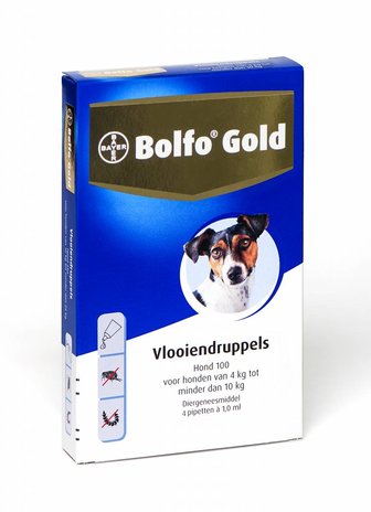 Bolfo Bolfo Gold hond 100 (4 pipet)