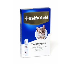 Bolfo Bolfo Gold kat 40 (4 pipet) Bolfo Bolfo Gold kat 40 (4 pipet)
