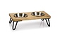 Houten Dinerset kat Houten Dinerset kat