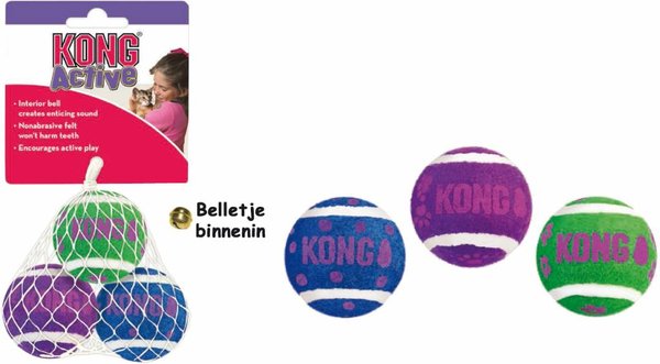 KONG Tennis Balls with Bells