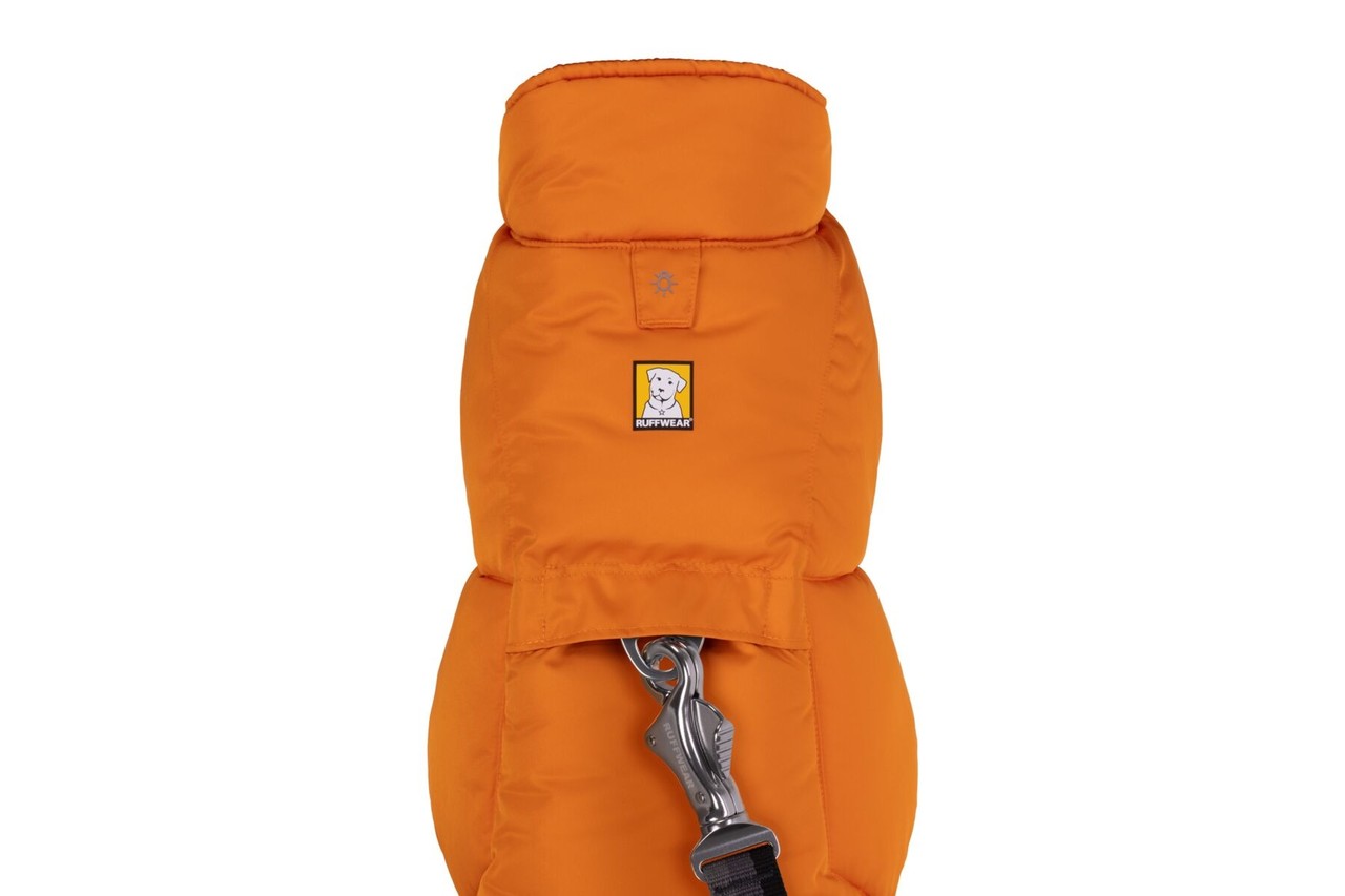 RUFFWEAR Ruffwear Quinzy gevoerde hondenjas Campfire Orange RUFFWEAR Ruffwear Quinzy gevoerde hondenjas Campfire Orange