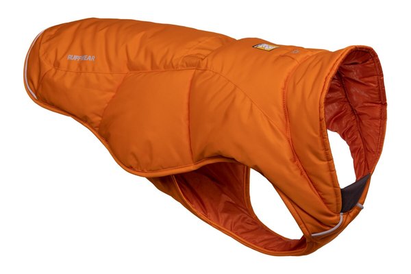 RUFFWEAR Ruffwear Quinzy gevoerde hondenjas Campfire Orange RUFFWEAR Ruffwear Quinzy gevoerde hondenjas Campfire Orange