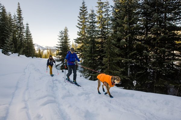 RUFFWEAR Ruffwear Quinzy gevoerde hondenjas Campfire Orange RUFFWEAR Ruffwear Quinzy gevoerde hondenjas Campfire Orange