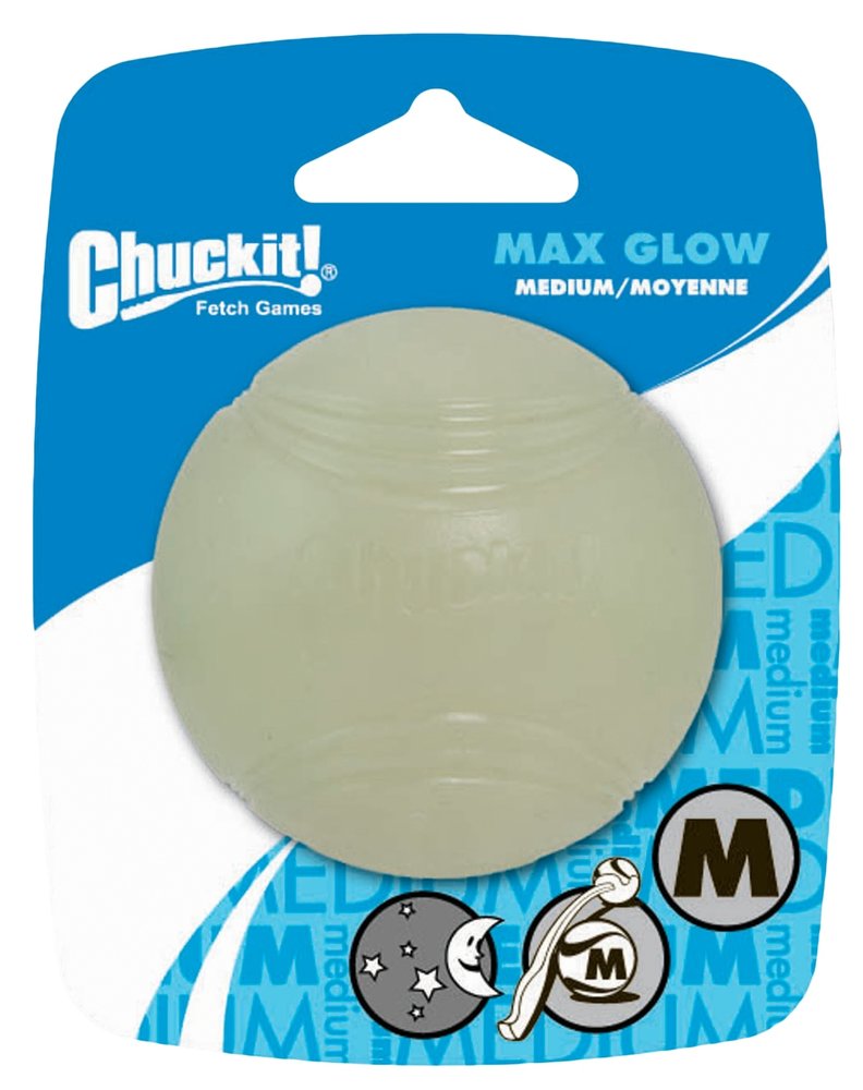 Chuckit Chuckit! Max Glow, glow in the dark hondenspeelbal Chuckit Chuckit! Max Glow, glow in the dark hondenspeelbal