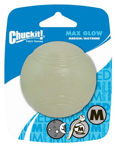 Chuckit Chuckit! Max Glow, glow in the dark hondenspeelbal Chuckit Chuckit! Max Glow, glow in the dark hondenspeelbal