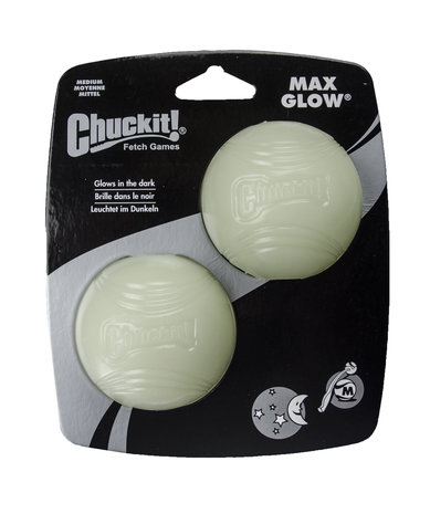Chuckit Chuckit! Max Glow Medium, glow in the dark hondenspeelbal Chuckit Chuckit! Max Glow Medium, glow in the dark hondenspeelbal