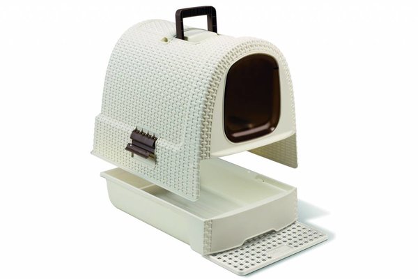 Curver Degelijke kattenbak van het bekende Curver gevlochten kunststof Curver Degelijke kattenbak van het bekende Curver gevlochten kunststof