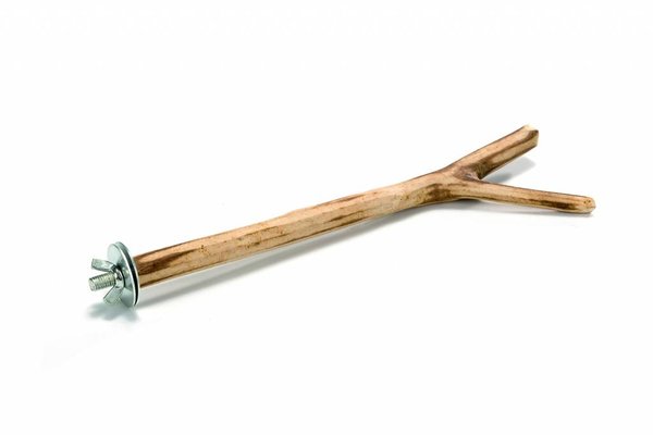 Natuurlijke zitstok toepasbaar in iedere kooi.