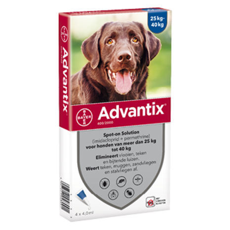 Advantix Effectief middel tegen vlooien en teken bij grote honden Advantix Effectief middel tegen vlooien en teken bij grote honden