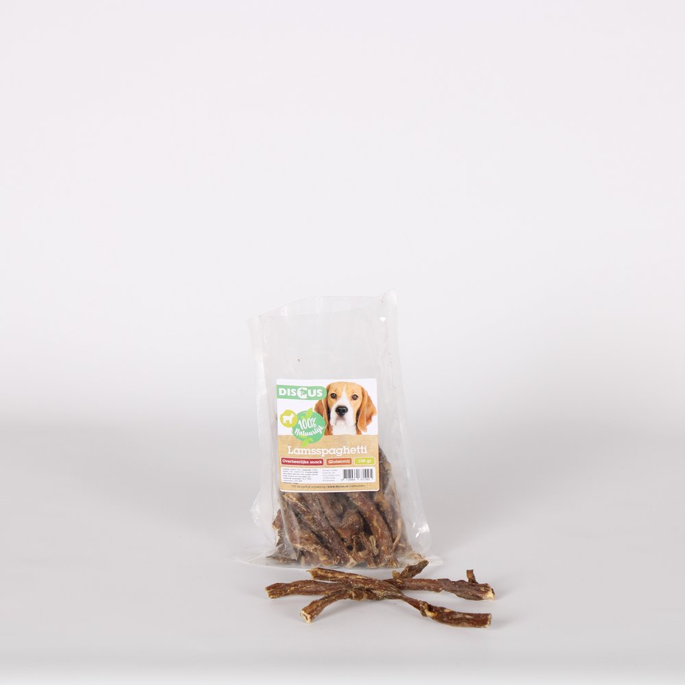 Discus Discus Naturals Lamsspaghetti 100gr Discus Discus Naturals Lamsspaghetti 100gr