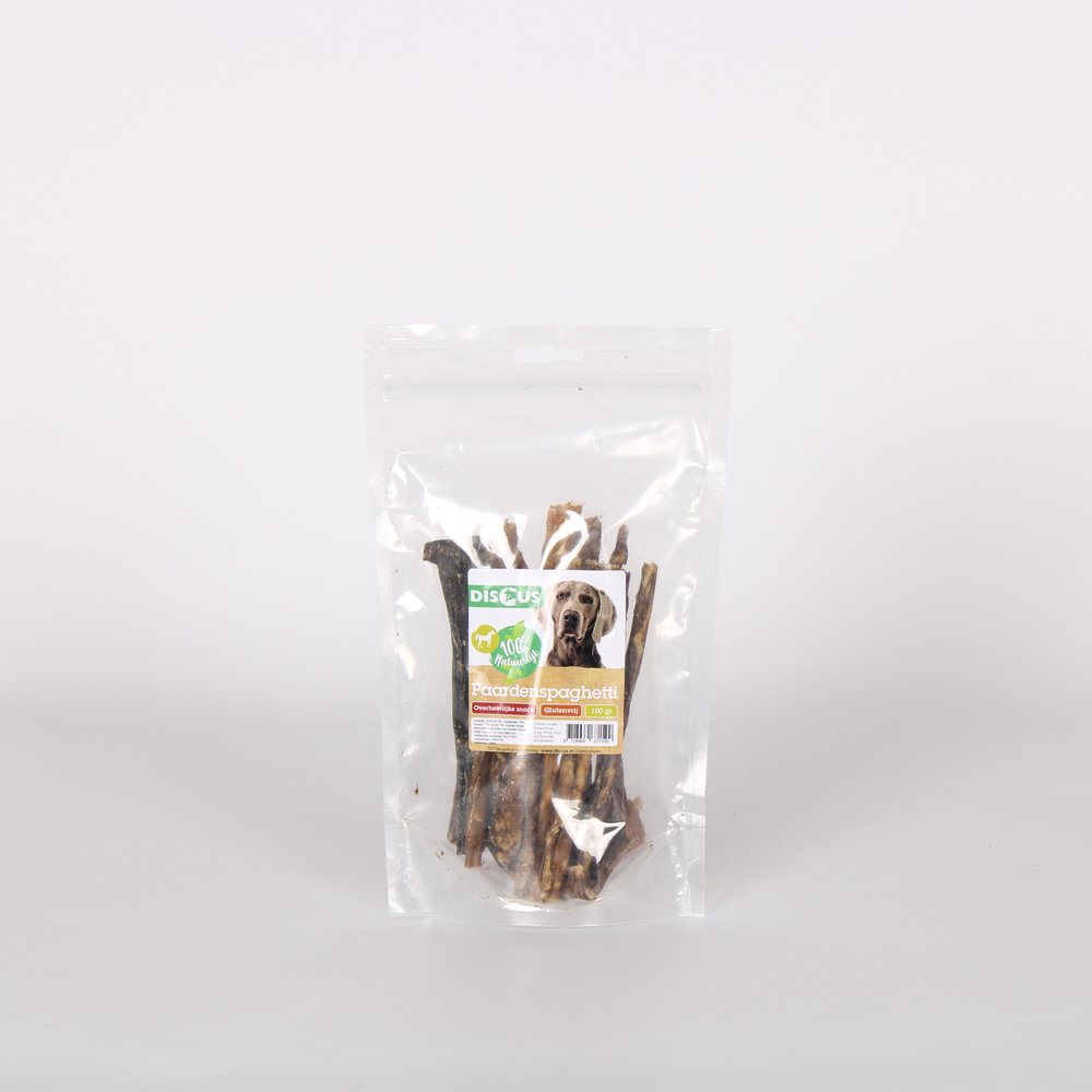 Discus Discus Naturals Paardenspaghetti 100gr Discus Discus Naturals Paardenspaghetti 100gr