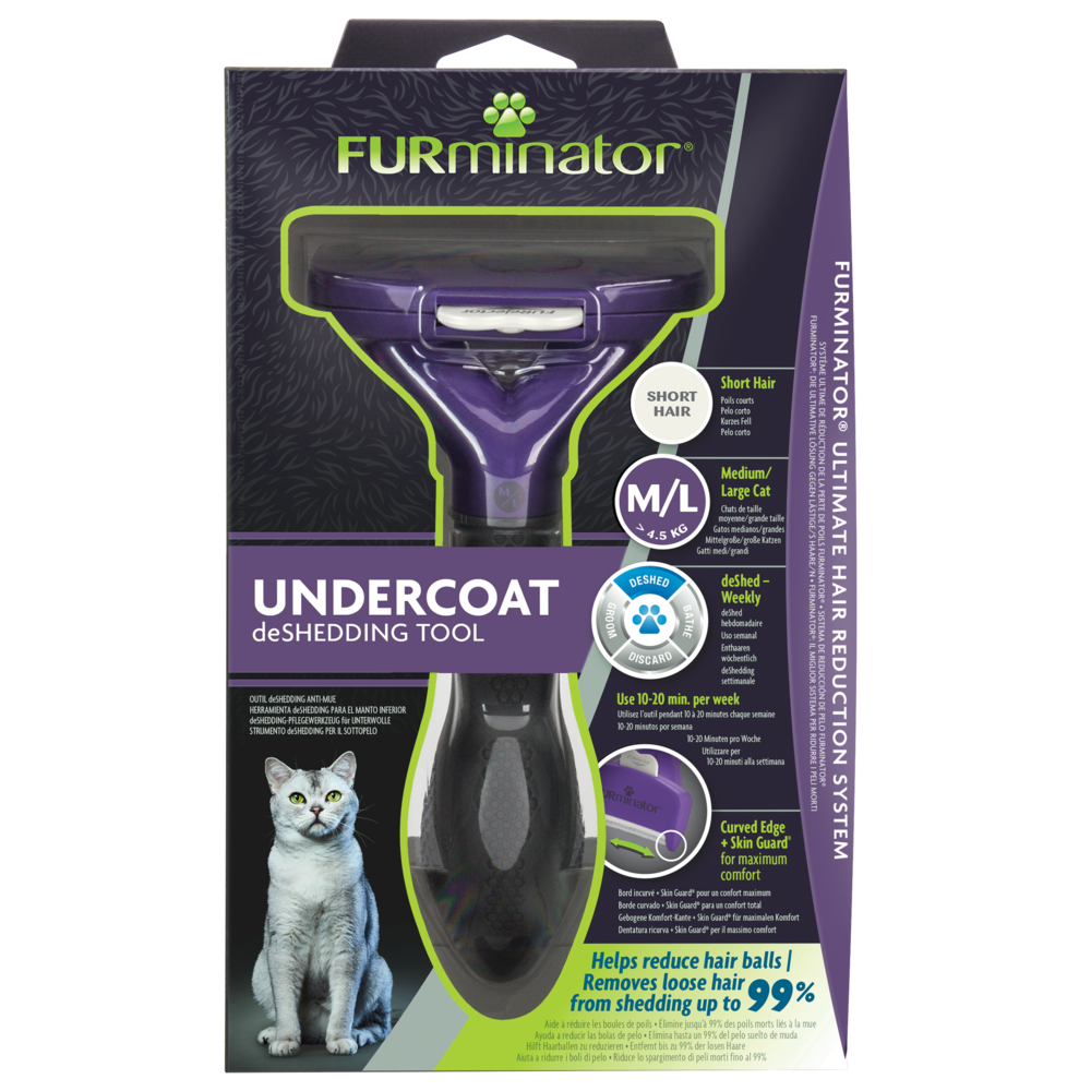 Furminator Short Hair Cat L