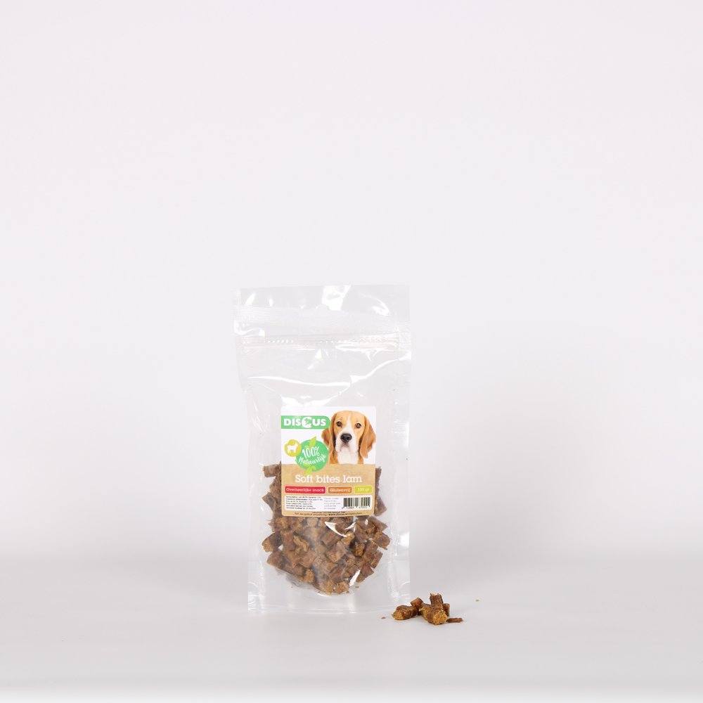 Discus Discus Naturals Soft Bites Lam 100gram Discus Discus Naturals Soft Bites Lam 100gram