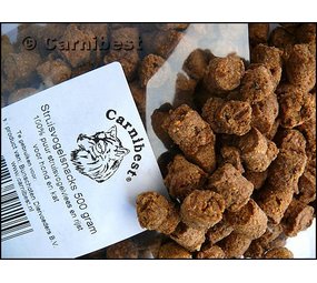 Carnibest Struisvogelsnacks 500gr.