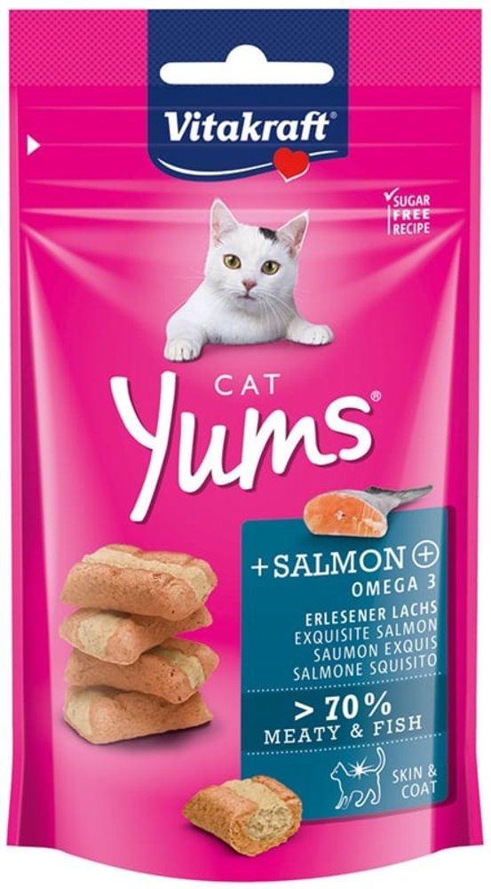 Vitakraft Vitakraft Yums, een zachte vlezige snack voor uw kat