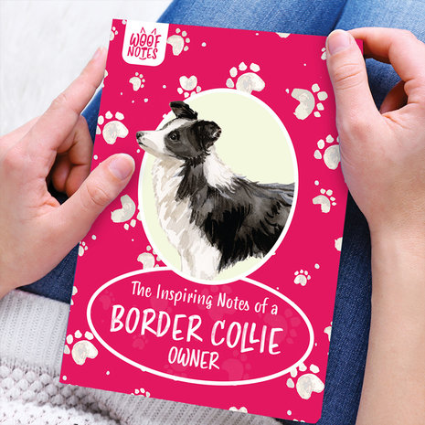 Woof Notes Border Collie Notitieboekje