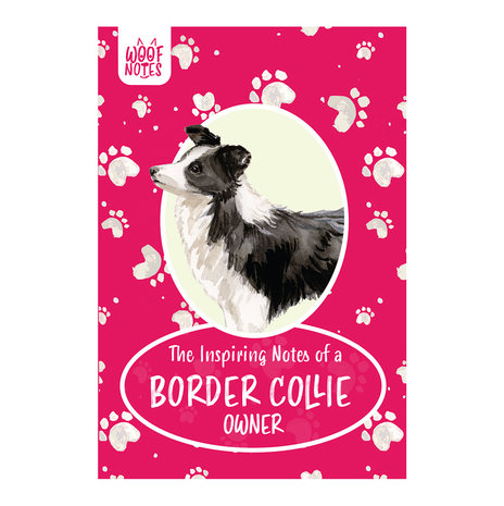 Woof Notes Border Collie Notitieboekje