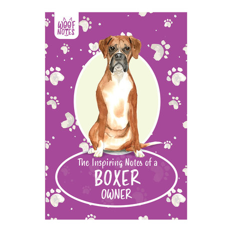 Woof Notes Boxer Notitieboekje Woof Notes Boxer Notitieboekje