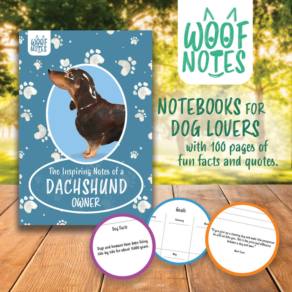 Woof Notes Dachshund Notitieboekje Woof Notes Dachshund Notitieboekje