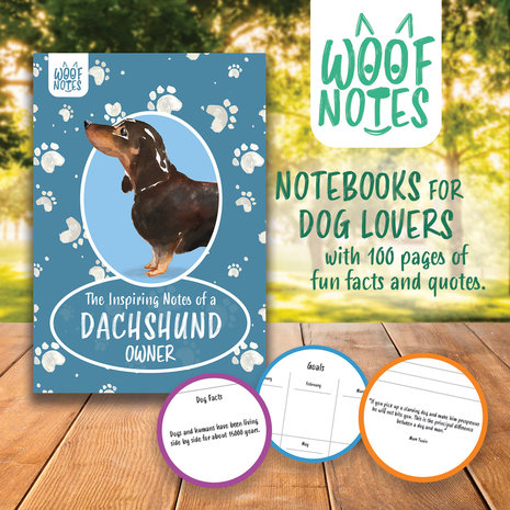 Woof Notes Dachshund Notitieboekje Woof Notes Dachshund Notitieboekje