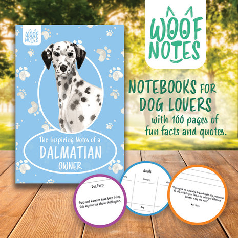 Woof Notes Dalmatian Notitieboekje Woof Notes Dalmatian Notitieboekje