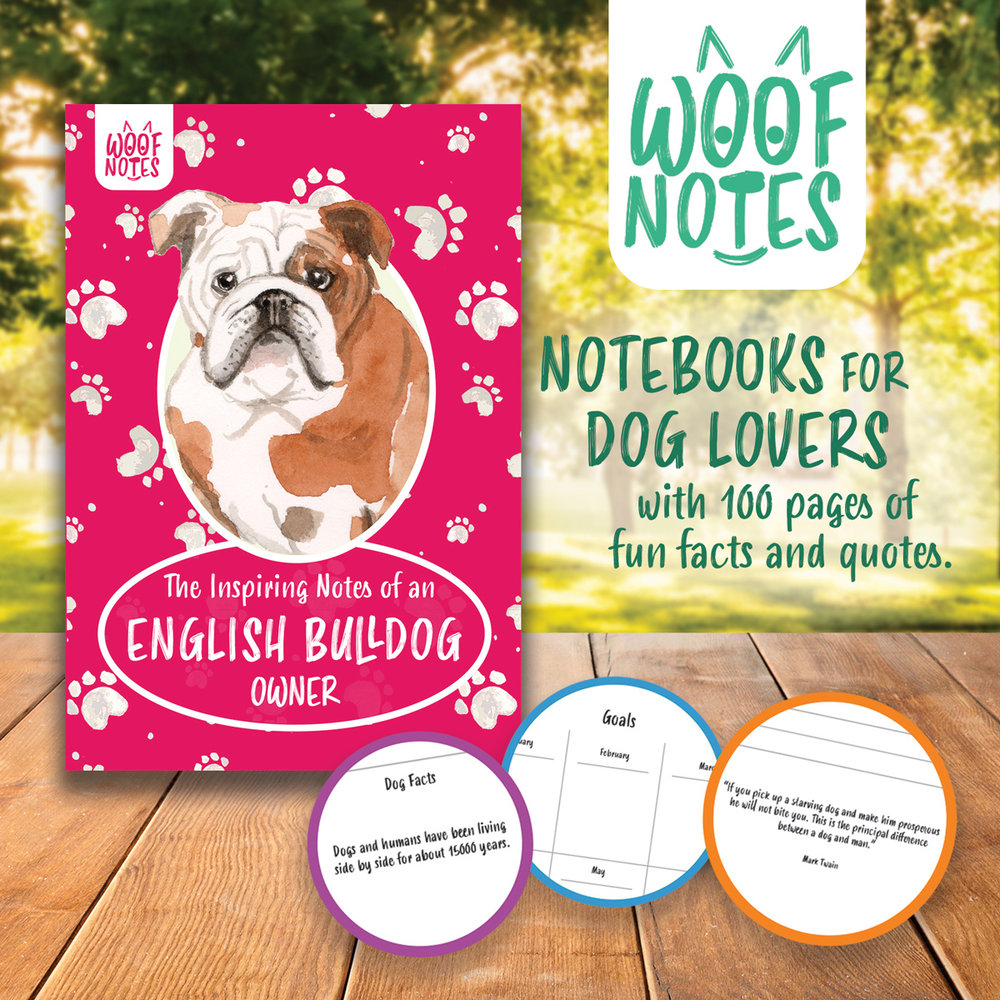 Woof Notes English Bulldog Notitieboekje Woof Notes English Bulldog Notitieboekje