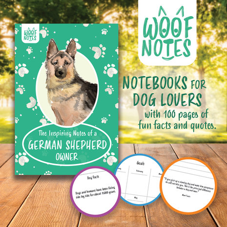 Woof Notes German Shepherd Notitieboekje