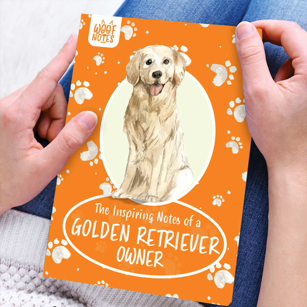 Woof Notes Golden Retriever Notitieboekje
