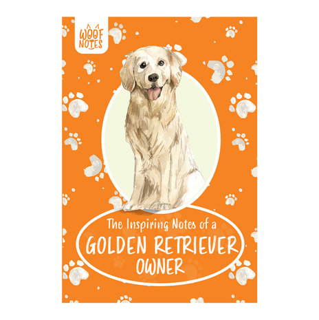 Woof Notes Golden Retriever Notitieboekje