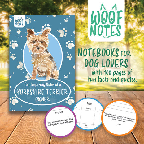 Woof Notes Yorkshire Terrier Notitieboekje Woof Notes Yorkshire Terrier Notitieboekje