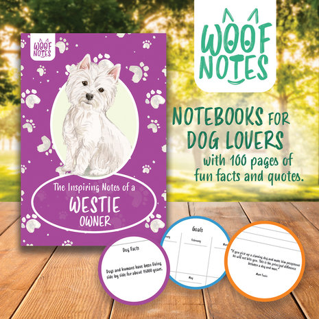 Woof Notes Westie Notitieboekje Woof Notes Westie Notitieboekje