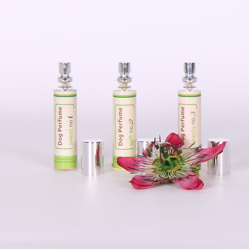 Dierportiek Dog Perfume sweet number 1, een heerlijk lang geurend hondenparfum