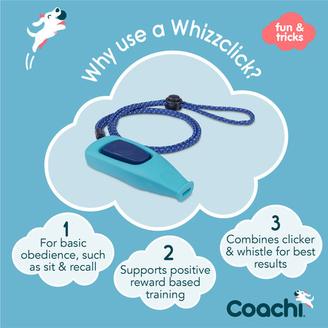 Company of Animals Company Of Animals Wizzclick, fluitje en clicker in één Company of Animals Company Of Animals Wizzclick, fluitje en clicker in één
