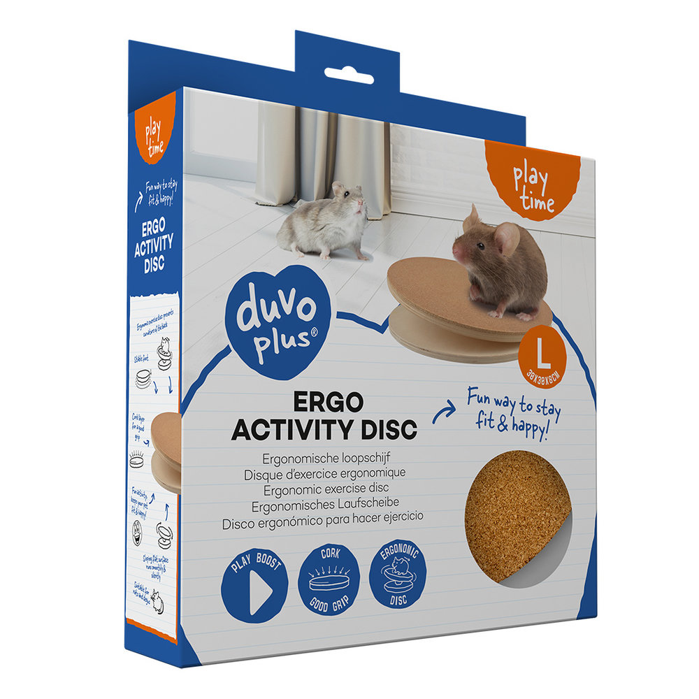 Duvo+ Duvo Plus Ergo loopschijf met kurk bovenlaag Duvo+ Duvo Plus Ergo loopschijf met kurk bovenlaag